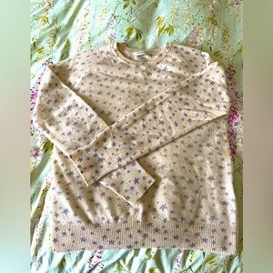 Equipment Femme Cashmere Star Sweater Size M